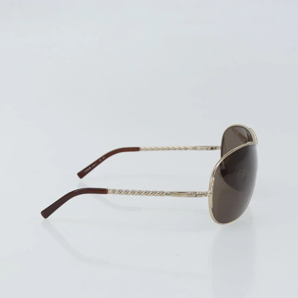 Salvatore Ferragamo Metal Sunglasses Brown